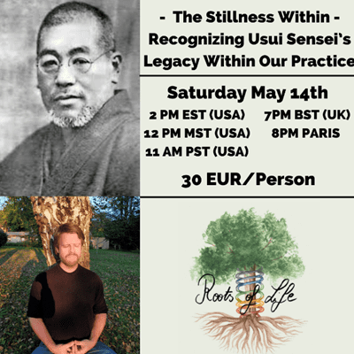 Reiki Seminar – The Stillness Within – Finding Usui Sensei’s Legacy Within Our Practice – May 2022