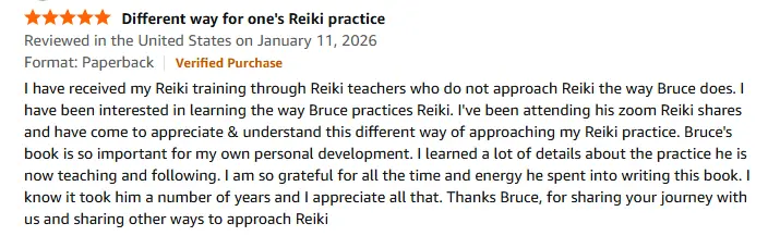 Amazon review for Touching Silence