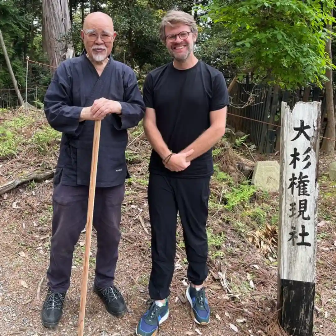 Bruce with Inamoto Sensei in Japan